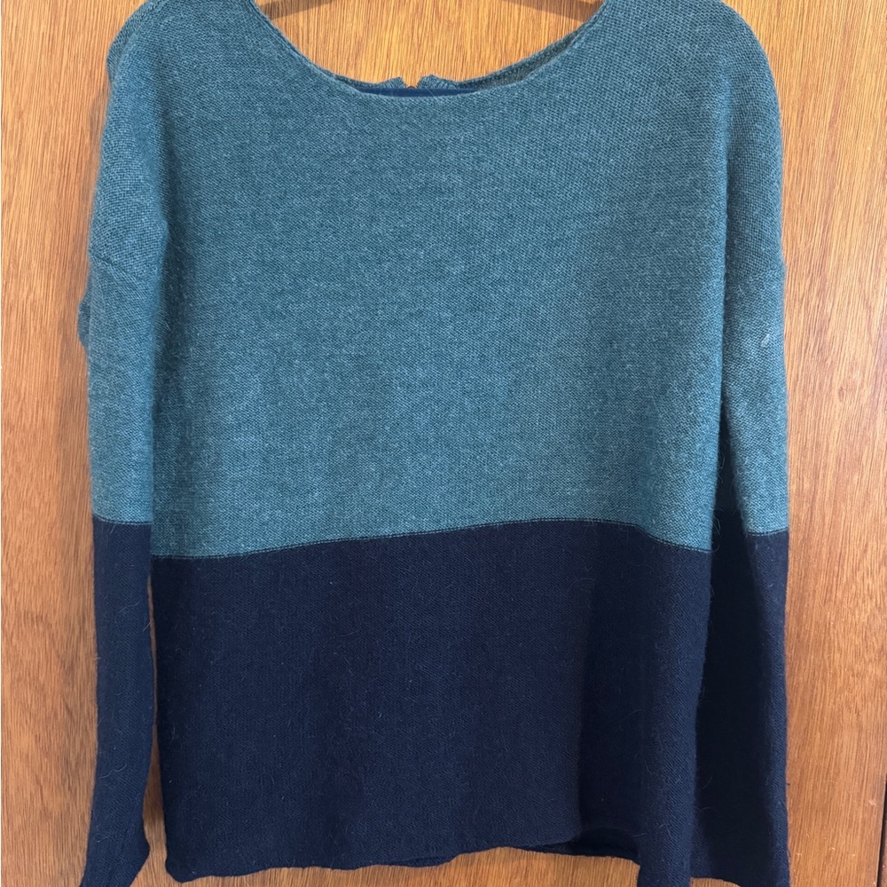 LAST CHANCE Carve Designs Colorblock Alpaca Wool Sweater